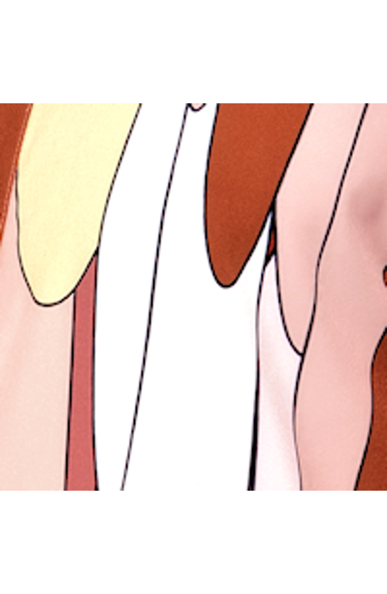 Dai Moda Men's Retro Drip Long Sleeve Shirt, Alternate, color, Pink