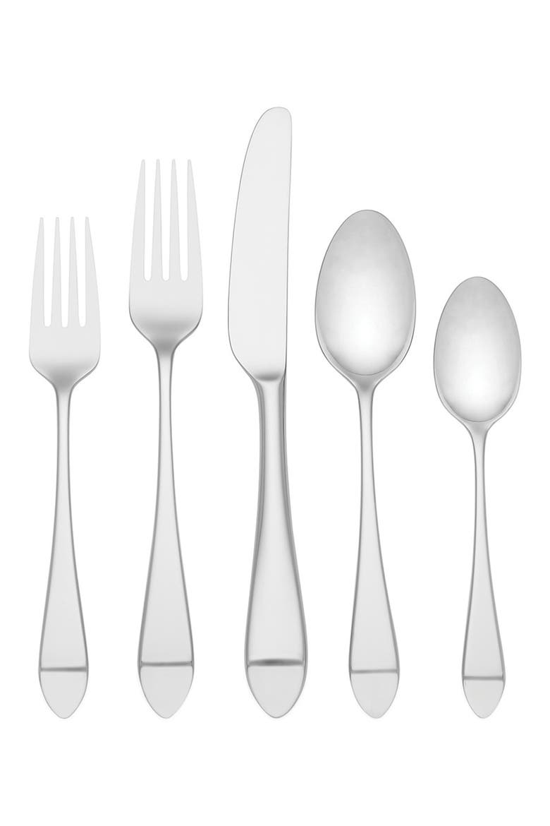5-piece plate setting, Main, color, STAINLESS STEEL