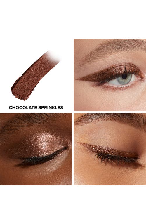 Too Faced Quickie Queen Sparkling Eye Shadow Stick In Chocolate Sprinkles