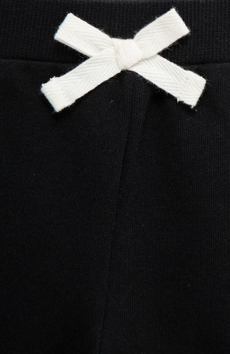 Little Me Peter Pan Sweatshirt & Joggers Set, Alternate, color, White/ Black