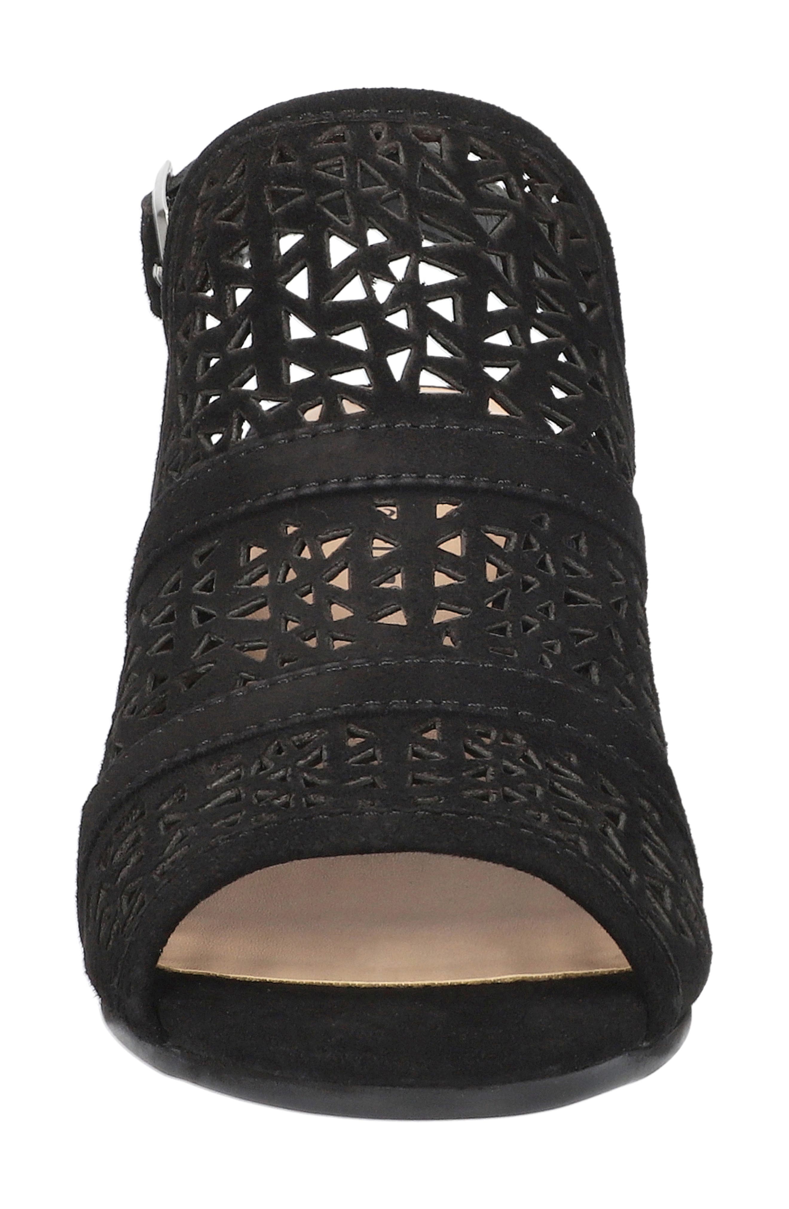 Bella Vita Marti Slingback Sandal, Alternate, color, Black Kidsuede Leather