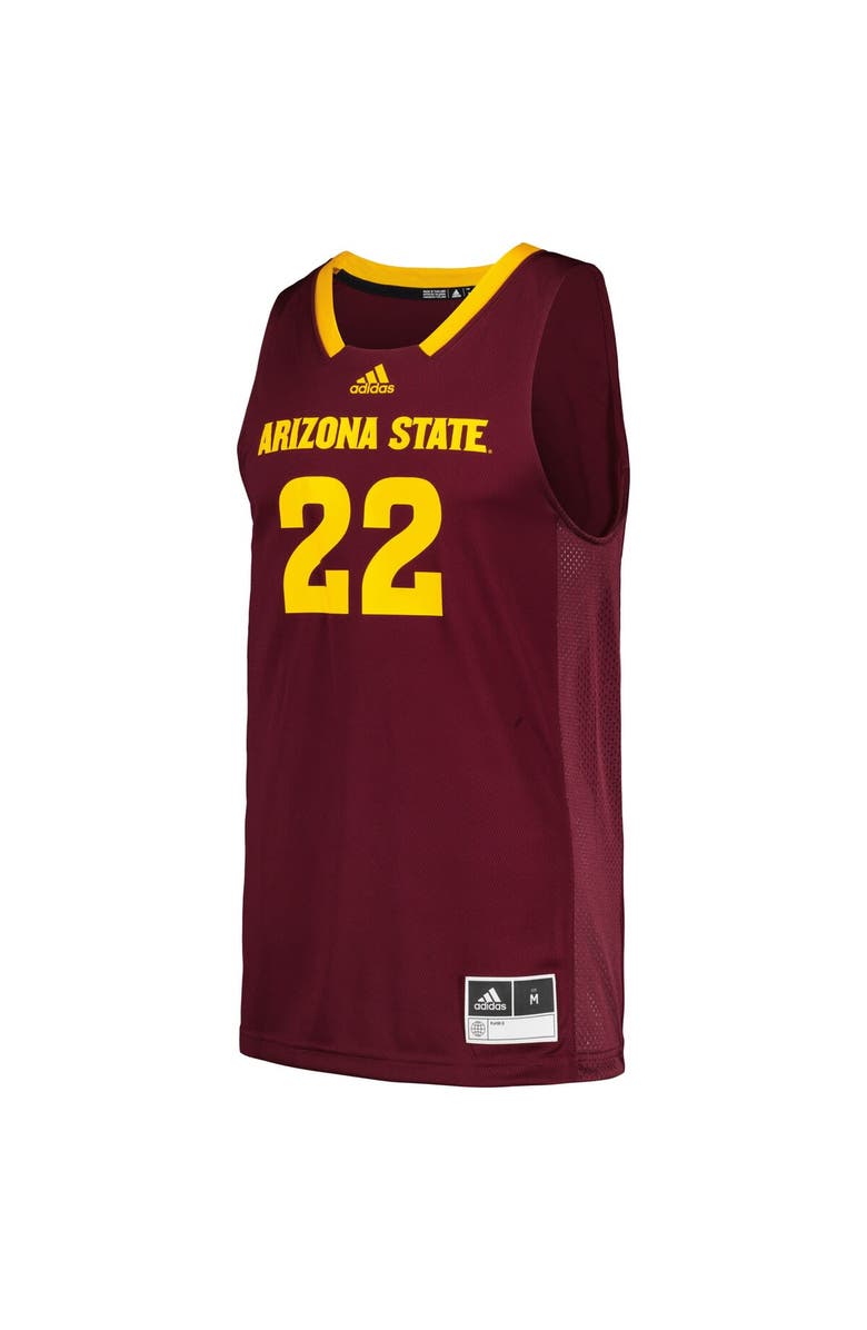 adidas Men's adidas #22 Maroon Arizona State Sun Devils Swingman Jersey, Alternate, color, Maroon