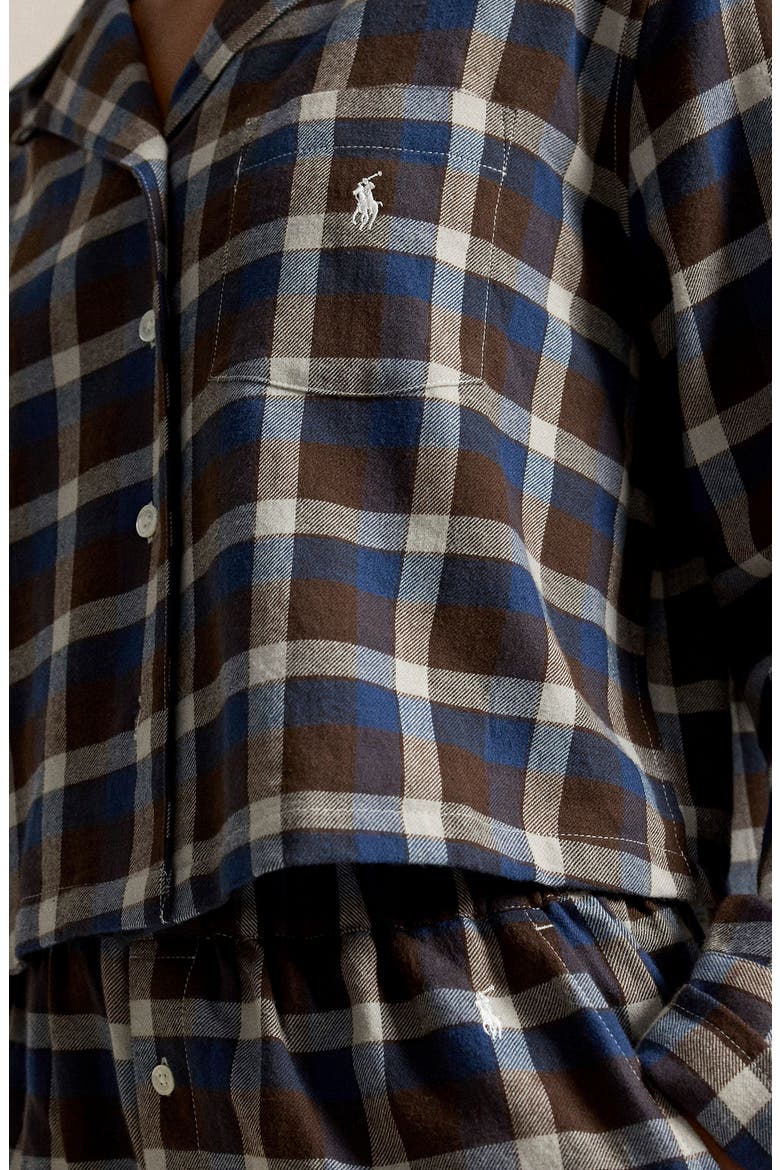 Plaid Cotton Flannel Pajamas, Alternate, color, WINTER PLAID