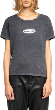Zadig & Voltaire Alys Crystal Logo T-Shirt