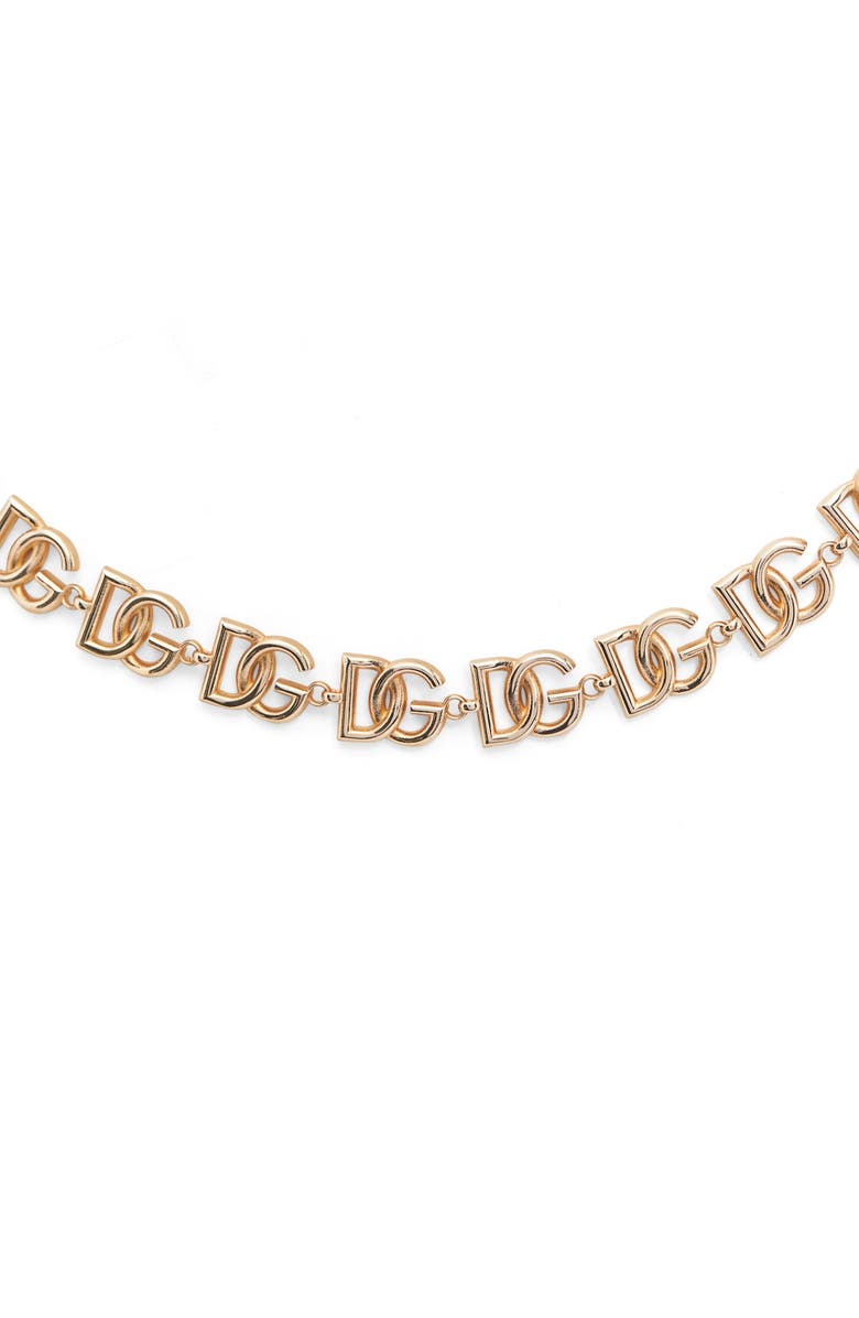 Dolce&Gabbana Logo Link Necklace, Main, color, 