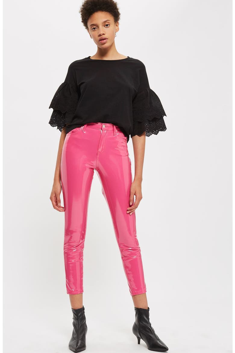 Eyelet Layer Sleeve Tee T-Shirt, Alternate, color, BLACK