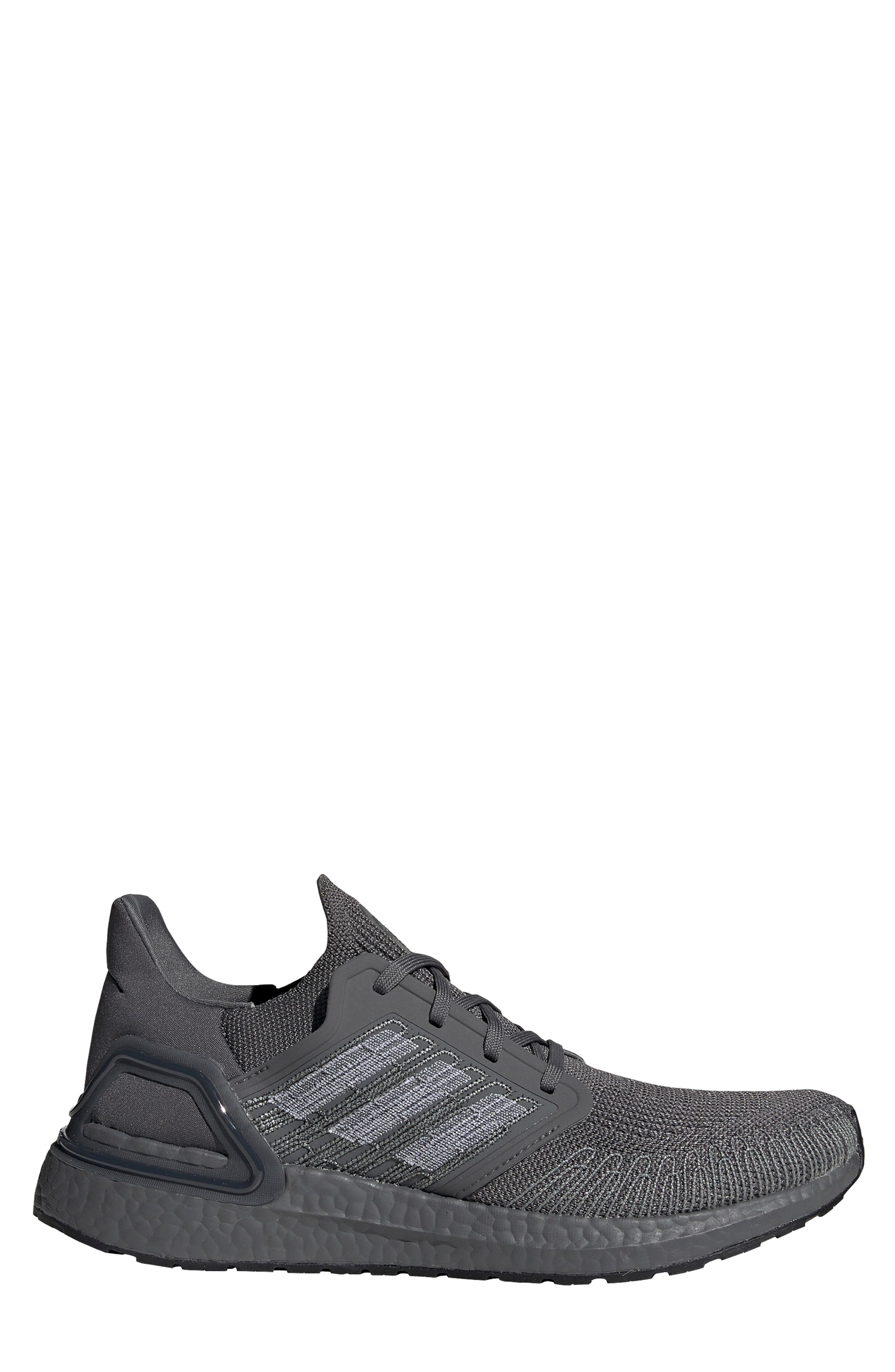 UltraBoost 20 Running Shoe, Alternate, color, WHITE/ GREY THREE F17
