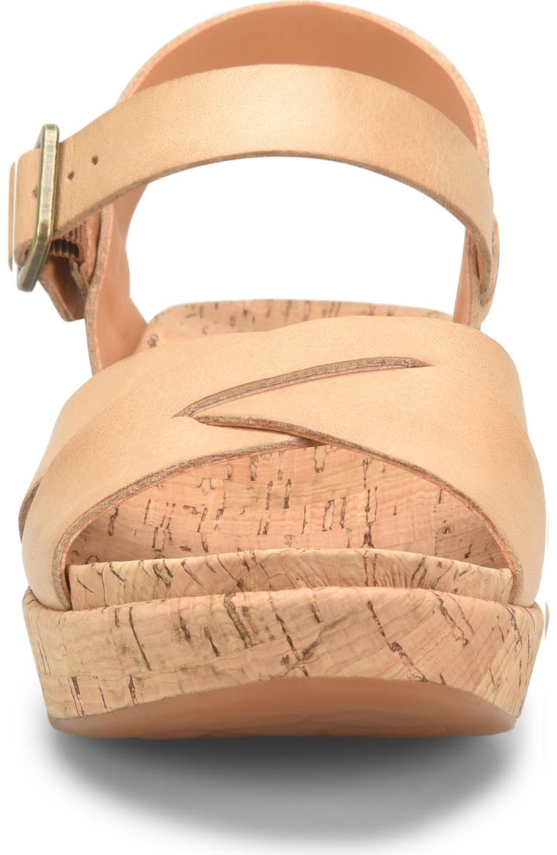 Kork-Ease<sup>®</sup> Myrna 2.0 Wedge Sandal, Alternate, color, Natural Leather