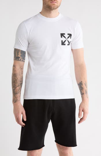 Slim Fit Single Arrow Cotton Graphic T-Shirt