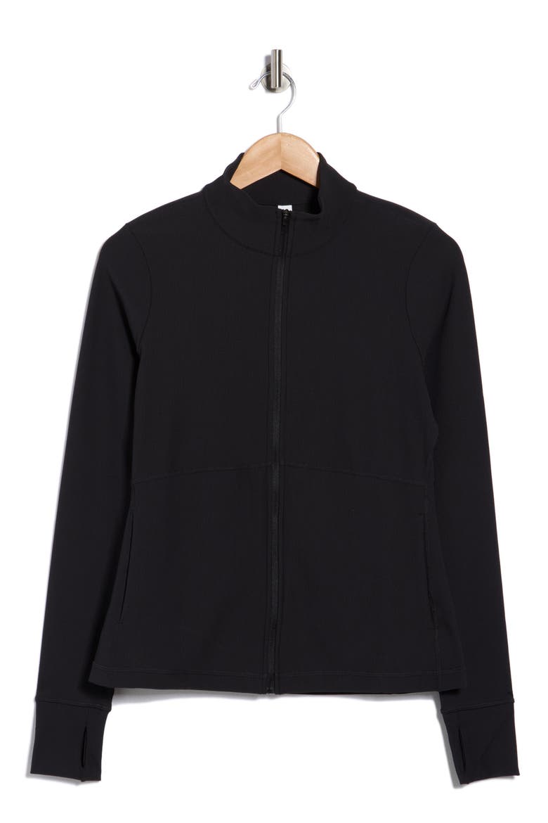Perform Rib Jacket, Alternate, color, BLACK