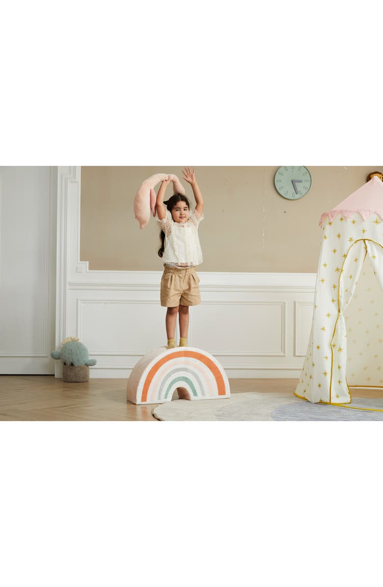 Wonder & Wise by Asweets Rainbow Pouf, Alternate, color,