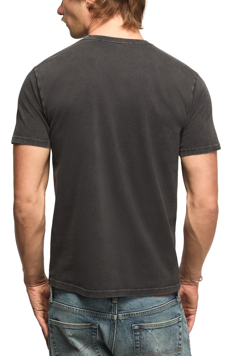 Lucky Brand Chevrolet Chrome Cotton Graphic T-Shirt, Alternate, color, Caviar