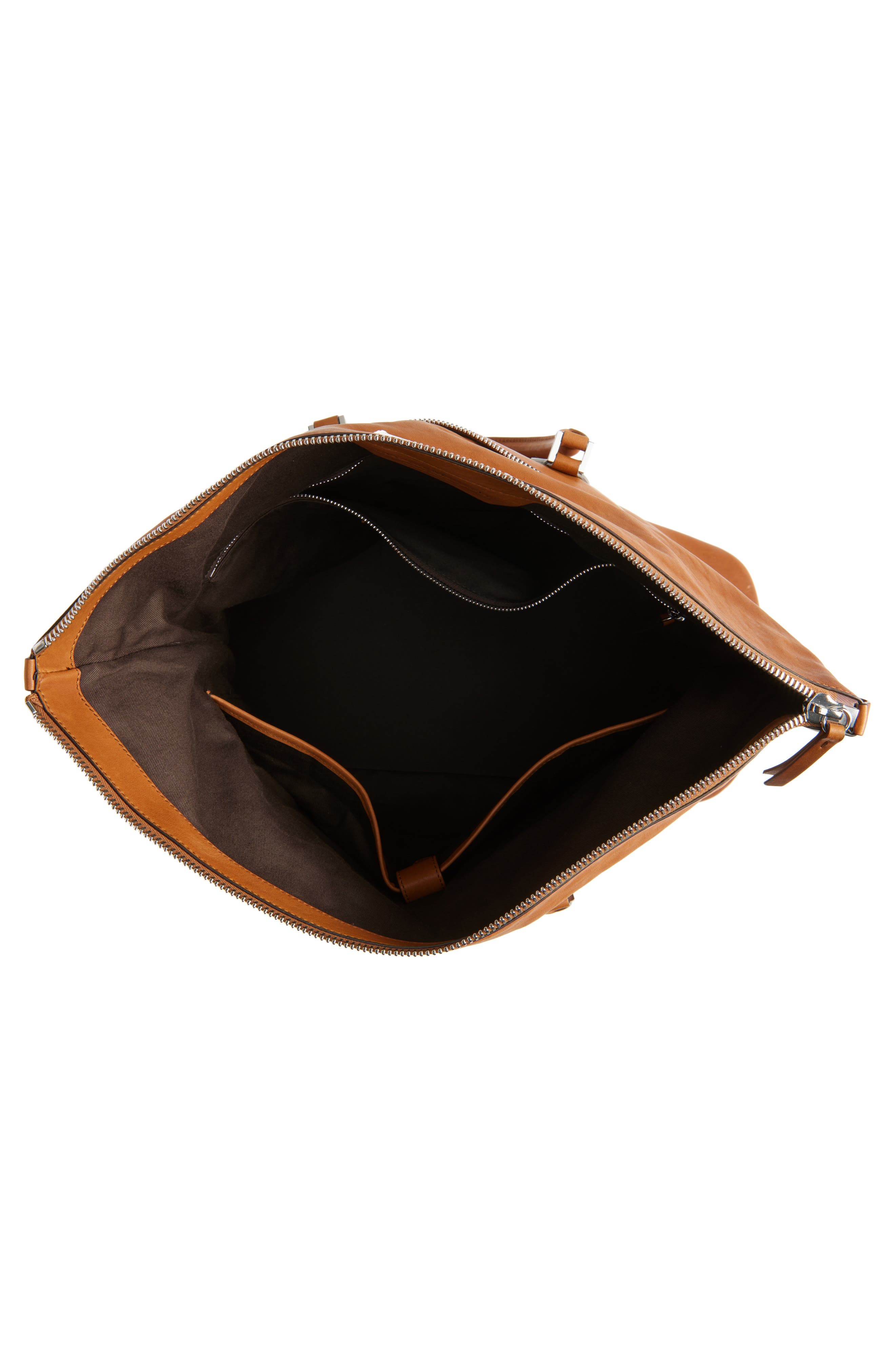 Maison Margiela XL 5AC Loved To Death Leather Tote, Alternate, color, Cognac