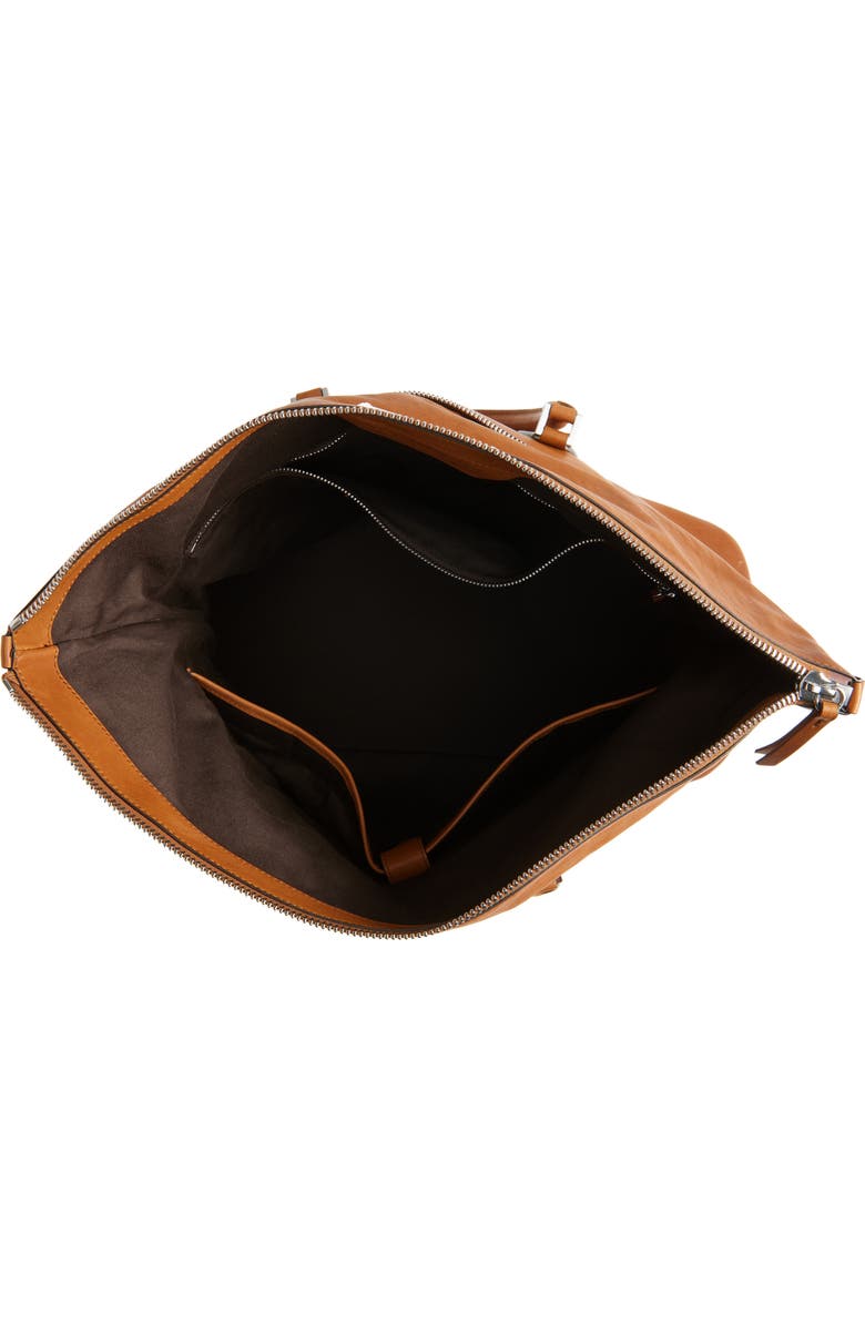 Maison Margiela XL 5AC Loved To Death Leather Tote, Alternate, color, Cognac