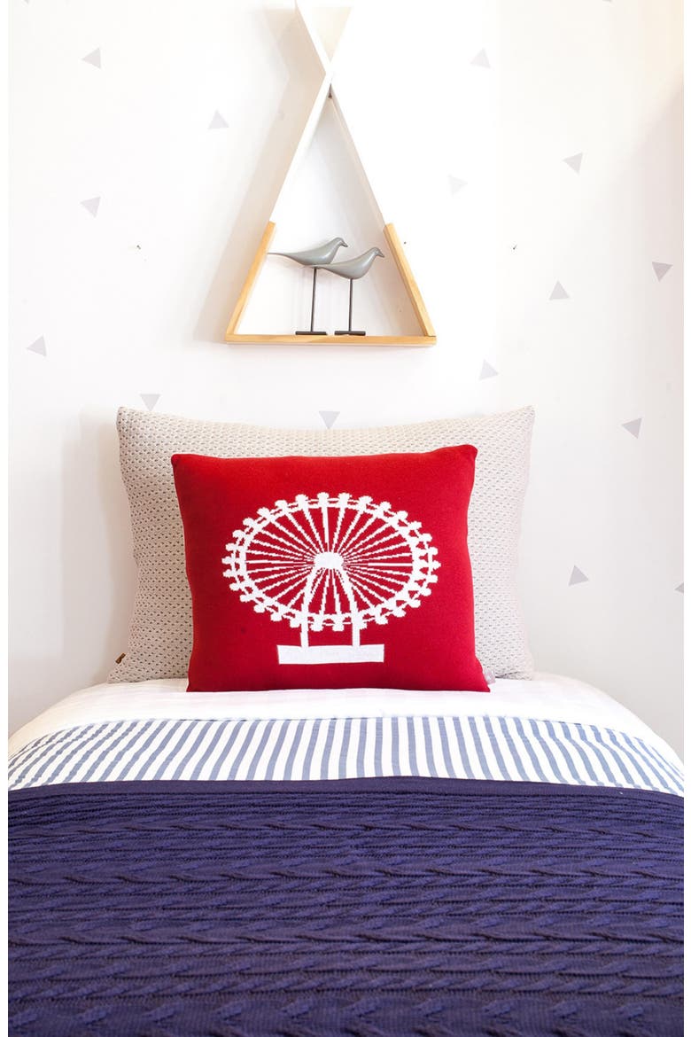 London Eye Accent Pillow, Alternate, color, MULTI