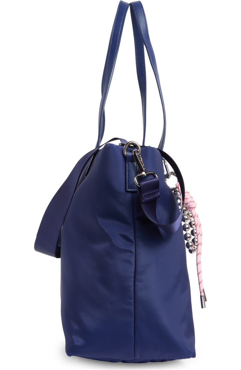 Madden Girl Recycled Polyester Tote Bag, Alternate, color, Navy