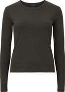 AllSaints Stevie Long Sleeve Organic Cotton T-Shirt