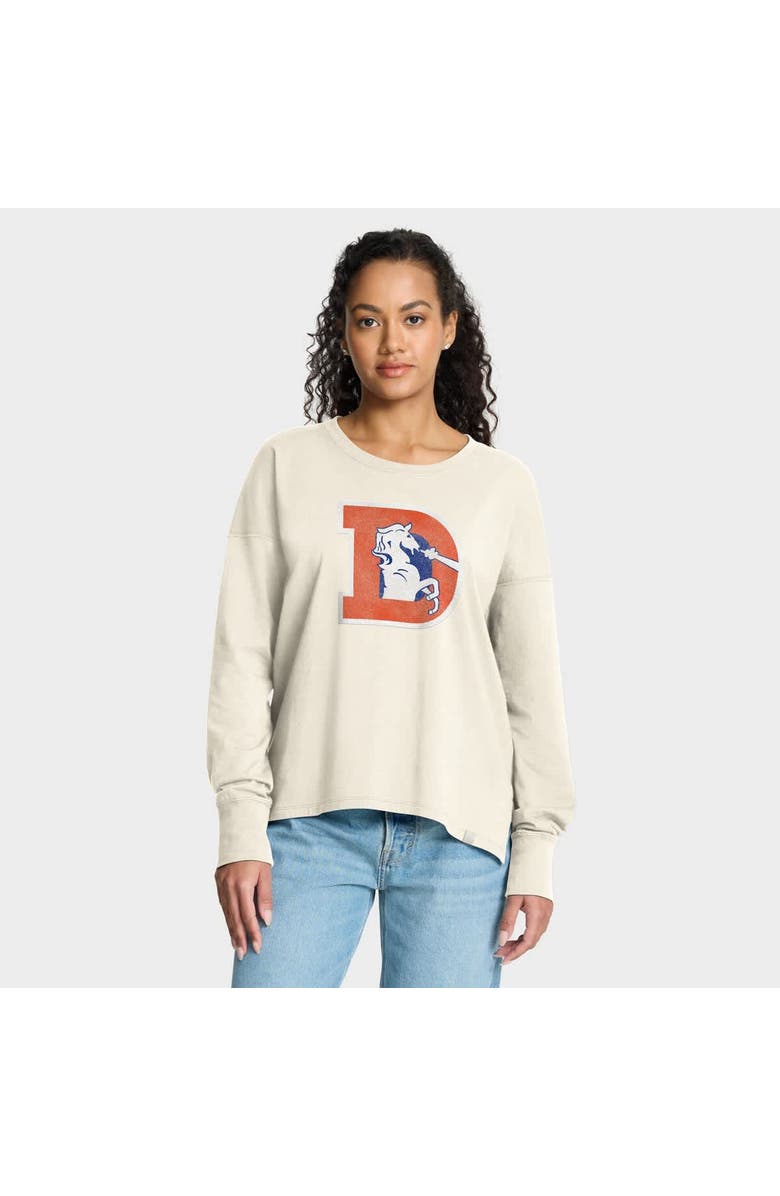 FANATICS Women's Fanatics Cream Denver Broncos Dove Legacy Long Sleeve T-Shirt, Main, color, 