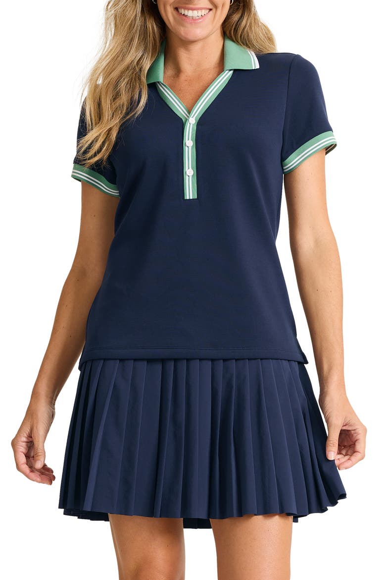 Coastal Bay Pique Polo, Main, color, COASTLINE
