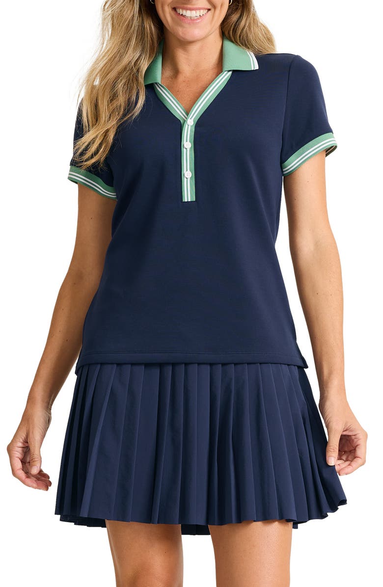 Tommy Bahama Coastal Bay Pique Polo, Main, color, Coastline