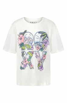 Roxy Kids' Paradisus Oversize Cotton Graphic T-Shirt