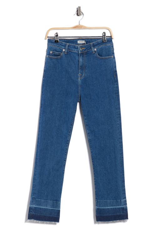 River High Waist Straight Leg Jeans (Marine)