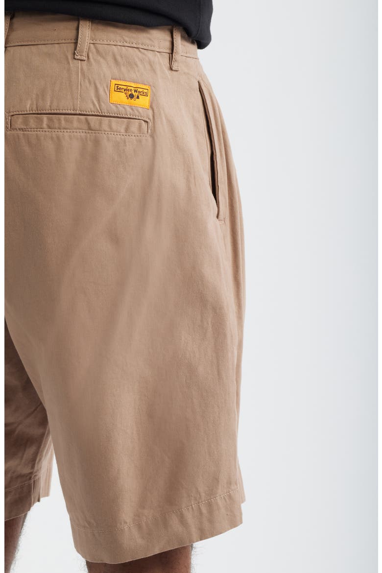Part Timer Organic Cotton Twill Shorts, Alternate, color, MUSHROOM