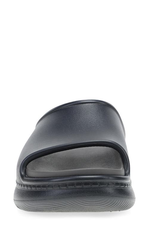 Dansko Devyn Recovery Slide Sandal In Black Molded
