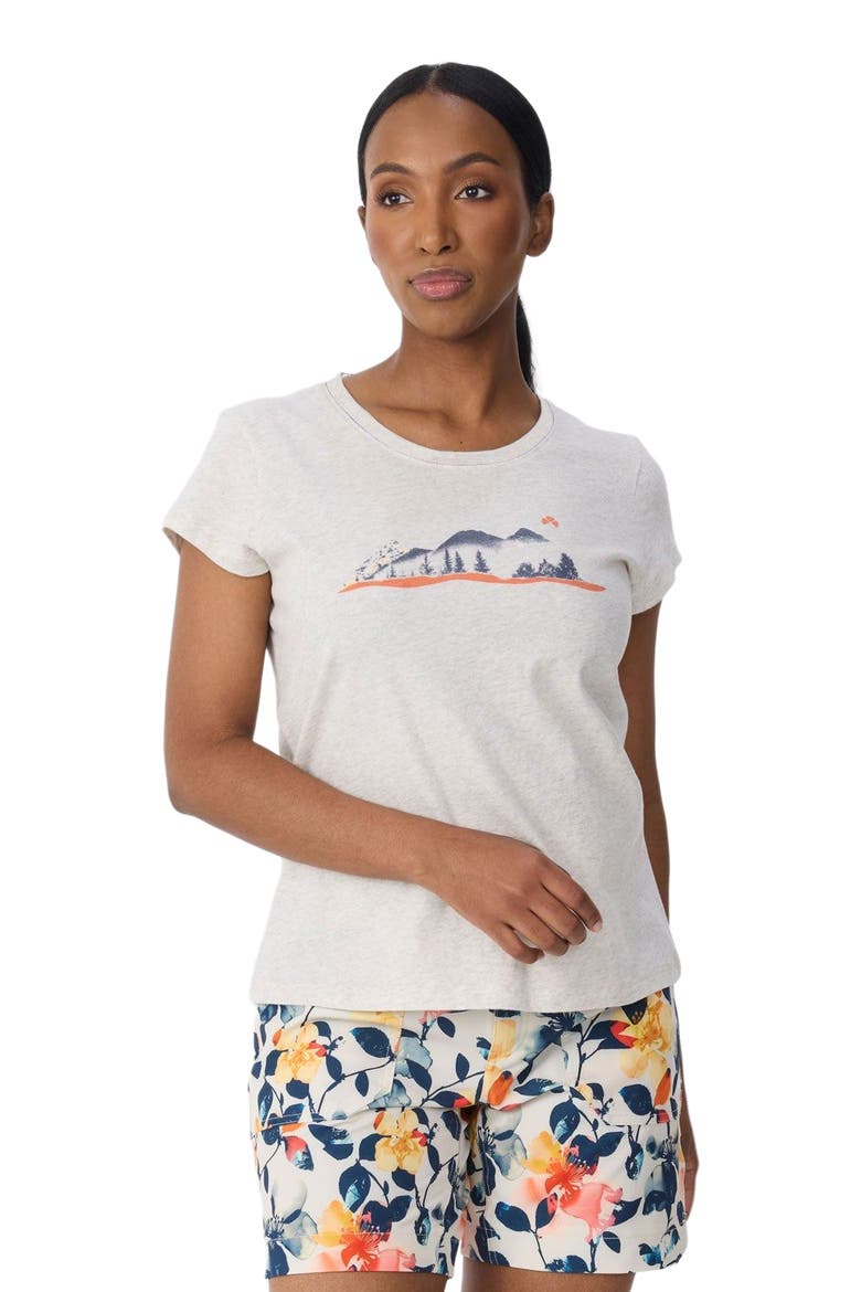 The Fav Graphic Short Sleeve Shirt, Main, color, Hearthered Birch