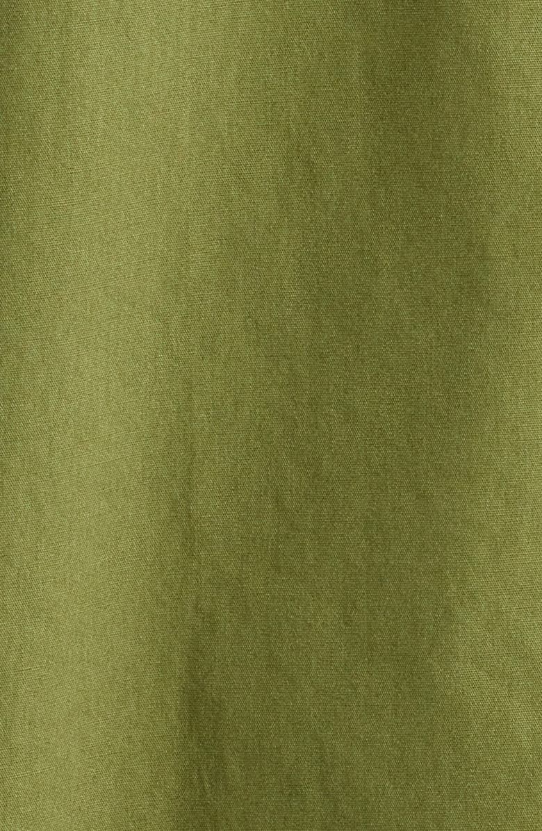 BOSS Lars Floral Camp Shirt, Alternate, color, Medium Green