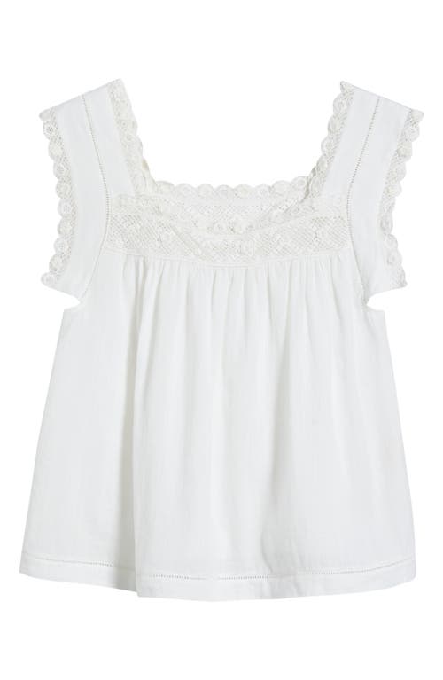 DOEN DÔEN APHRA LACE TRIM TOP