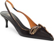Prada Exposed Seam Slingback Pump
