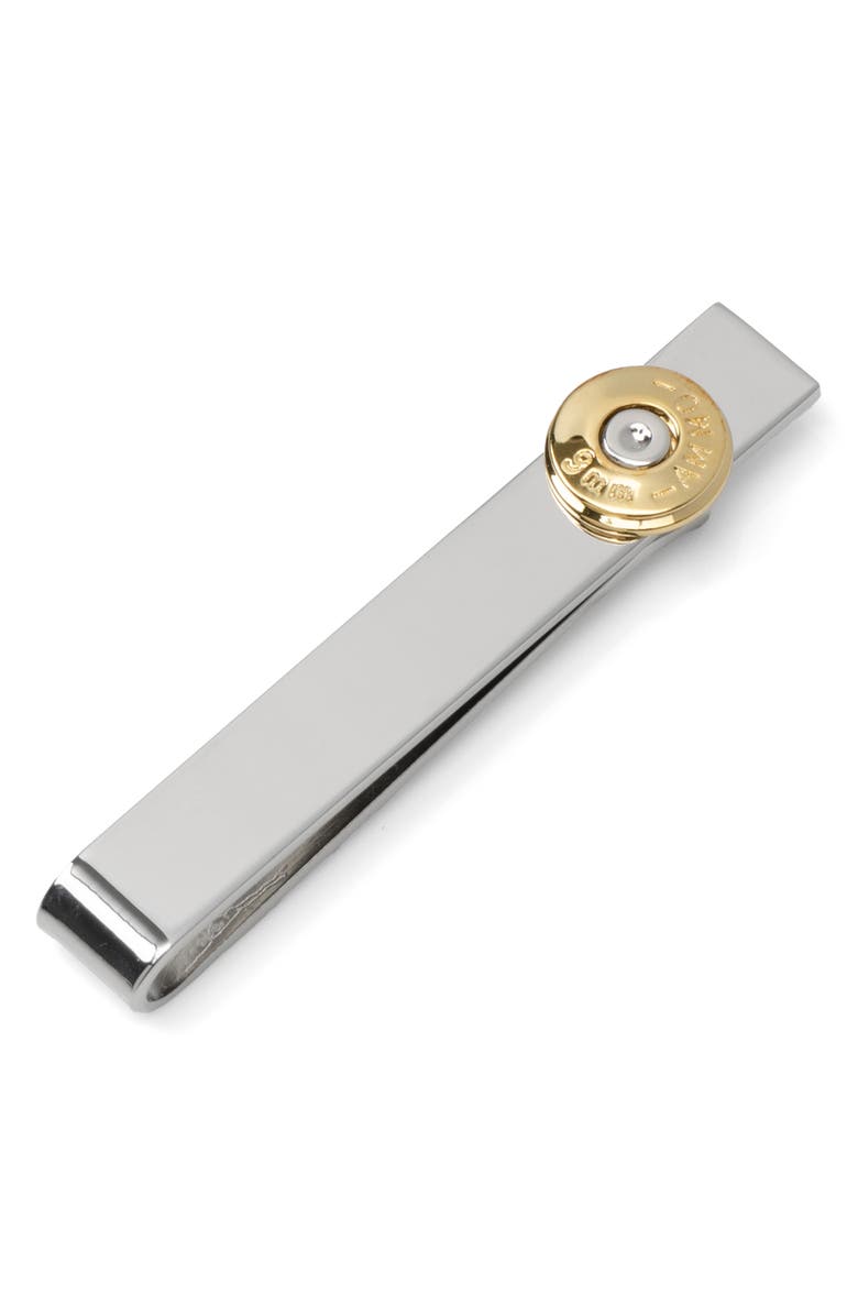 Cufflinks, Inc. Bullet Silver Tie Bar, Main, color, Silver