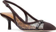 Donald Pliner Slingback Kitten Heel Pump