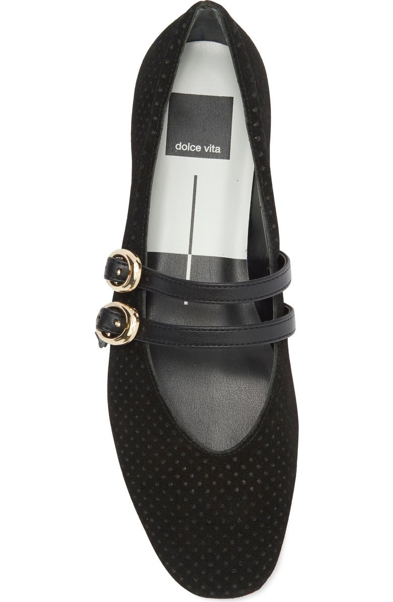 Dolce Vita Alenia Perforated Mary Jane Flat, Alternate, color,