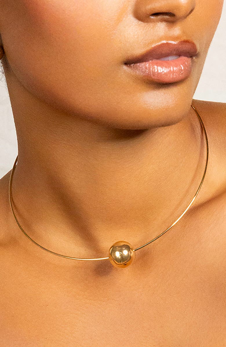 MARLYN SCHIFF Thin Collar Necklace, Alternate, color, 