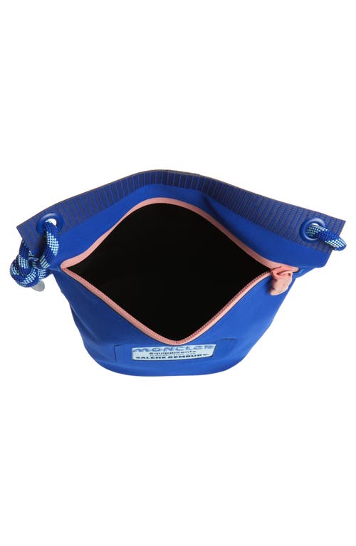 Moncler Salehe Bembury Amoeba Nylon Pouch In Blue