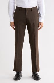 Kenneth Cole Sharkskin Slim Fit Stretch Dress Pant