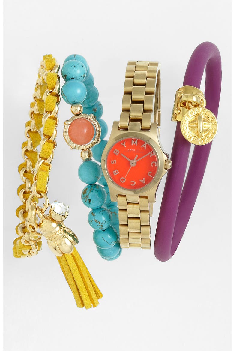 Link Bracelet, Alternate, color, YELLOW/ GOLD