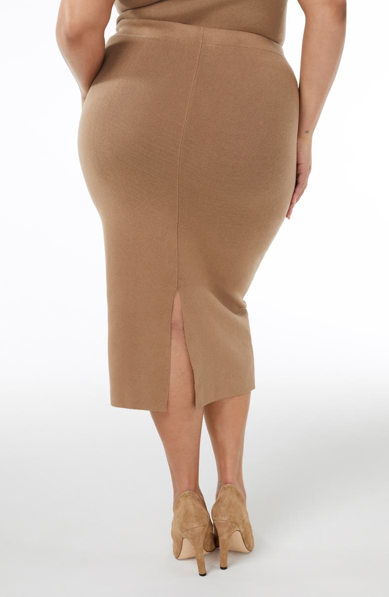 Good American Solid Slim Midi Skirt, Alternate, color,