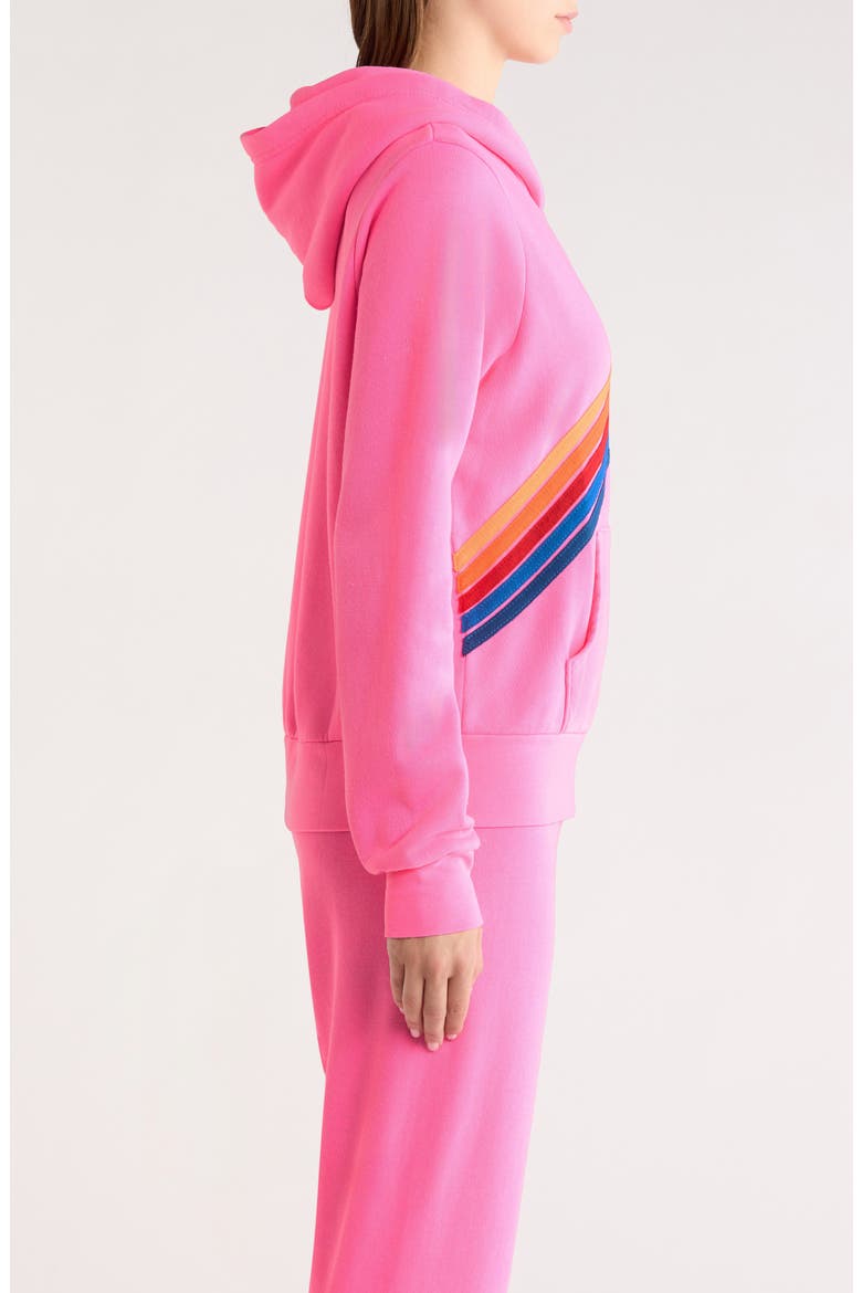 Disco Zip Hoodie, Alternate, color, NEON PINK