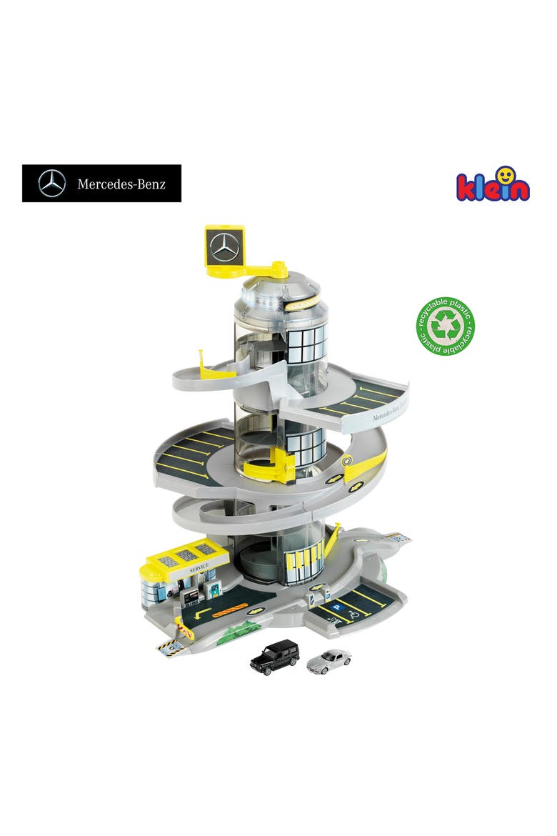 Mercedes Benz Electric Car Parking Garage with Helix Elevator, Alternate, color, Multicolored