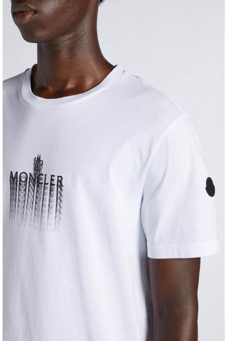 Logo Patch Cotton Graphic T-Shirt, Alternate, color, BRILLIANT WHITE