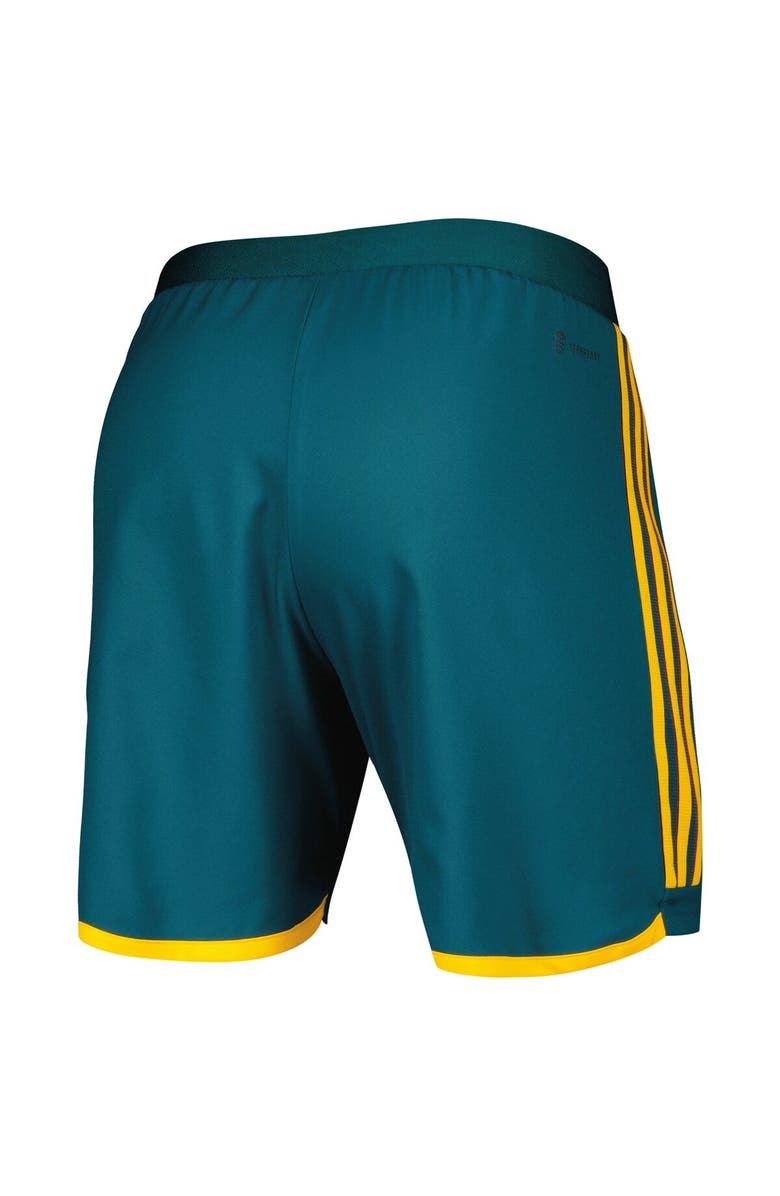 adidas Men's adidas Green LA Galaxy 2023 Away AEROREADY Authentic Shorts, Alternate, color, Green