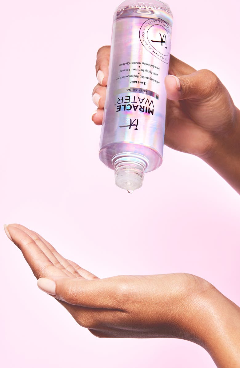 IT Cosmetics Miracle Water 3-in-1 Tonic Face Booster, Essence & Cleanser, Alternate, color, 