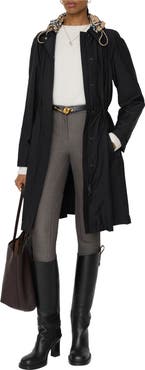 Burberry Newbury Stretch Twill Coat with Removable Hood