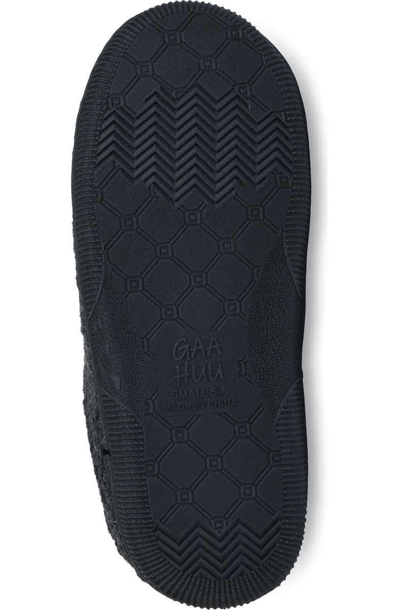 GAAHUU Textured Knit Faux Shearling Lined Slipper, Alternate, color,