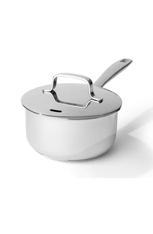 Alva Maestro Stainless Steel Saucepan & Lid In Metallic
