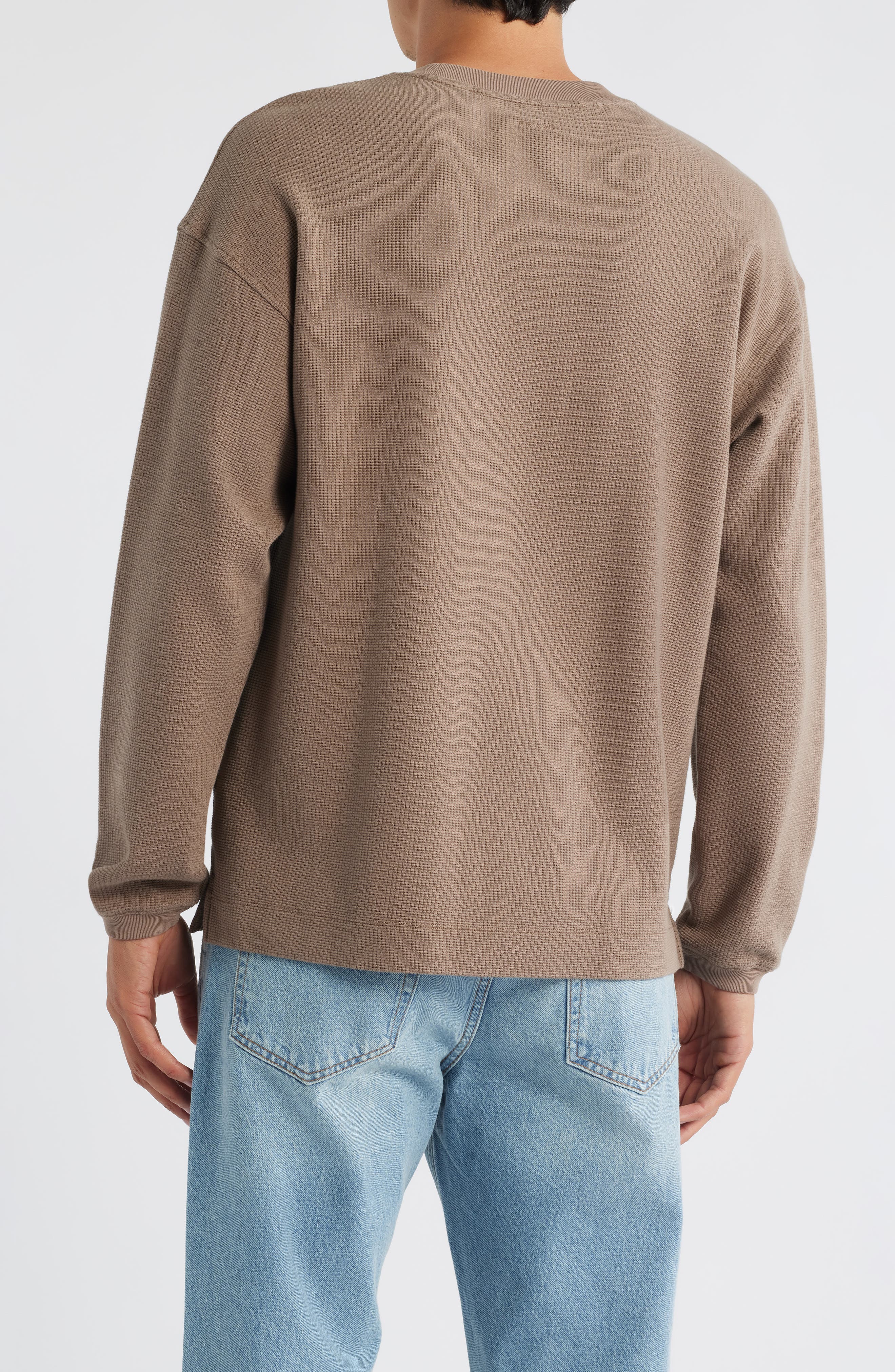 Long Sleeve Waffle Stitch T-Shirt - image 2