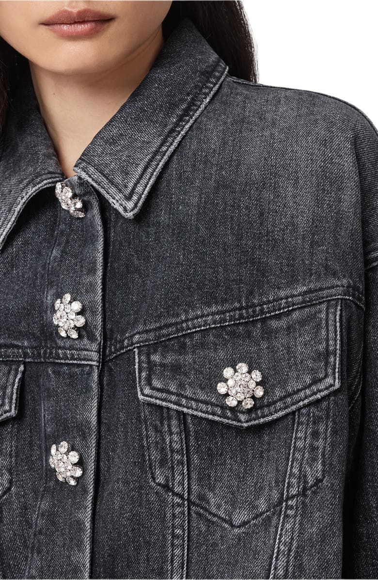 AllSaints Beth Denim Jacket, Alternate, color, 